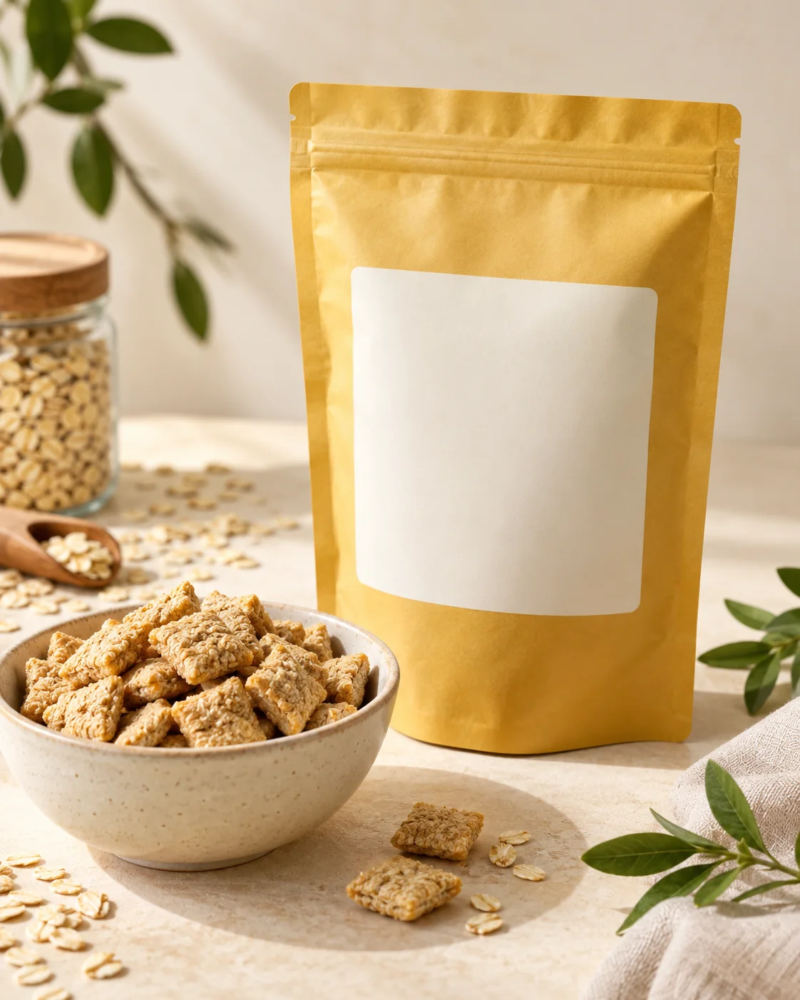 Illustrative Cereal Snacks Concept product concept