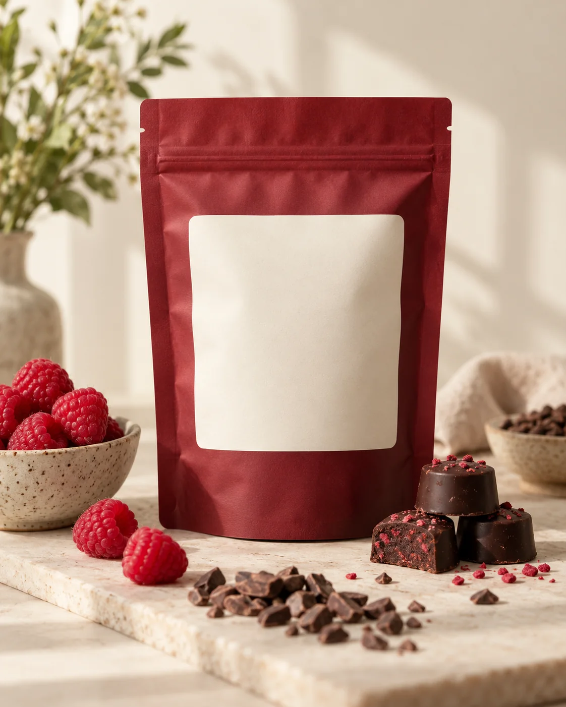 Illustrative Chocolate Bites Concept product concept